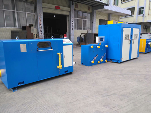 500 bunching machine with 630 back-up twisting machine