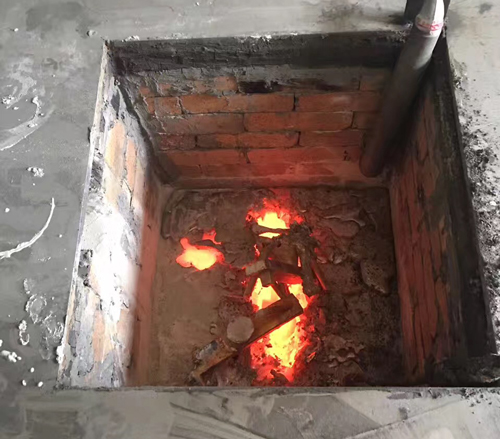 3000 ton copper oven